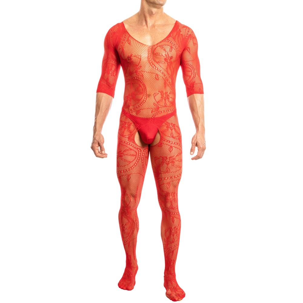 Men’s Red Body Stocking #SMC004